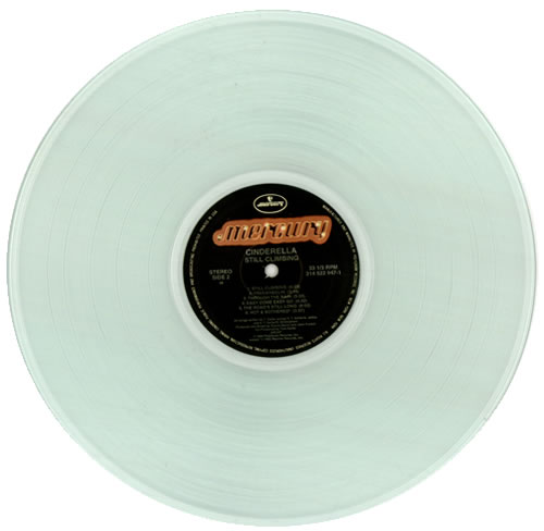 Cinderella Still Climbing - Clear vinyl US vinyl LP album